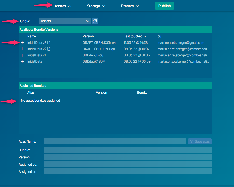Asset assign overview